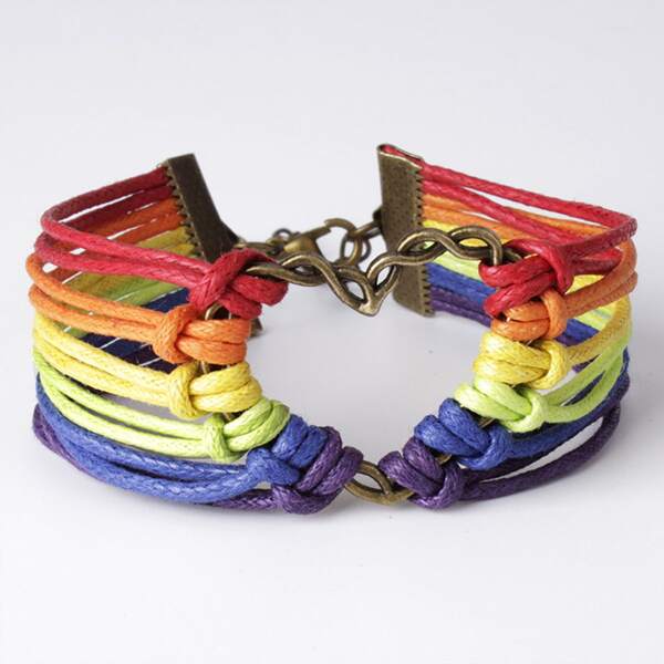 

Kids Heart Decor Layered Bracelet, Multicolor