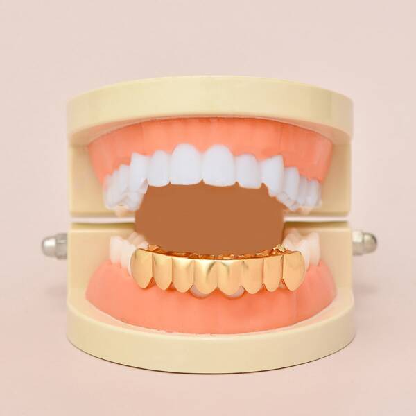 

Metal Dental Brace Jewelry, Gold
