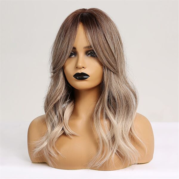 

Natural Ombre Curly Wig, Light grey