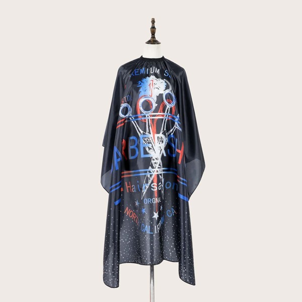 

1pc Salon Haircut Cape, Multicolor