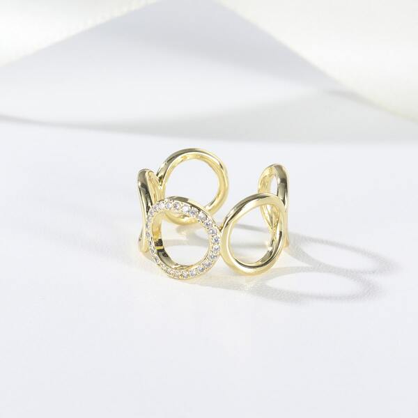 

18K Gold Plated Hollow Out Ring