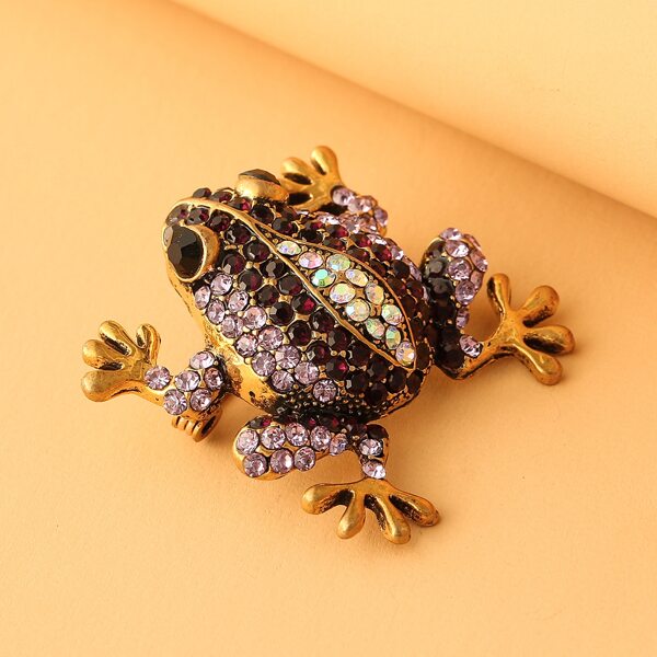 

Rhinestone Decor Brooch, Multicolor