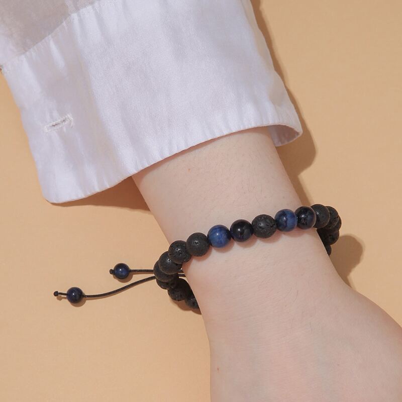 

Beaded Decor Bracelet, Blue