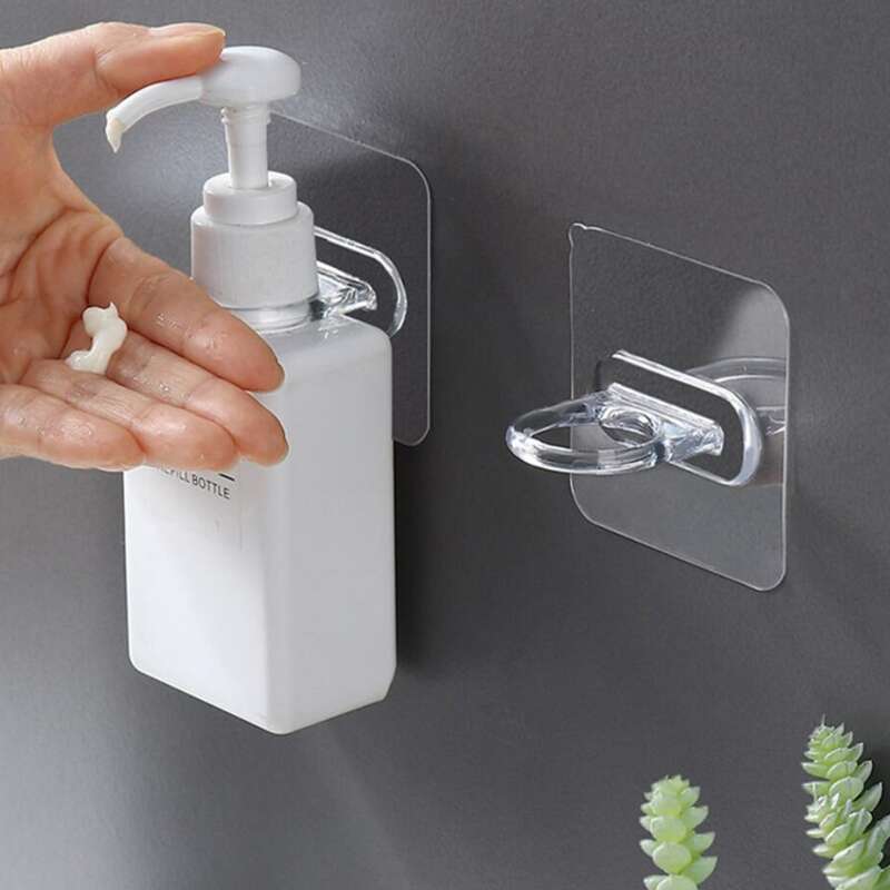 

3pcs Multifunction Shampoo Bottle Holder, Clear