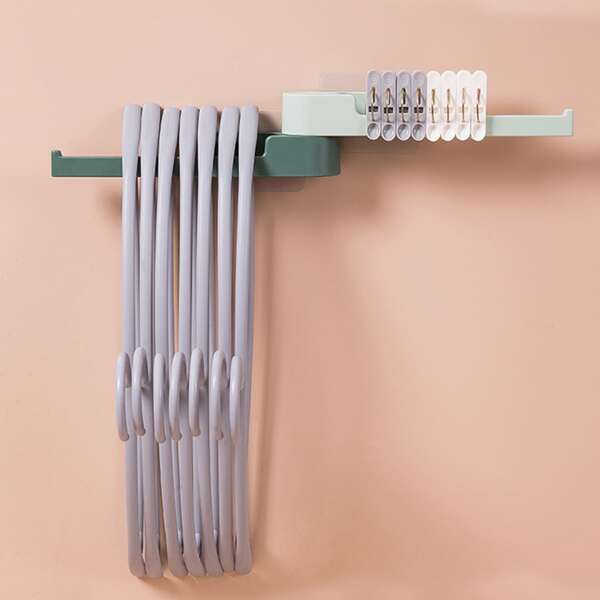 

1pc Hanger Storage Rack, Multicolor