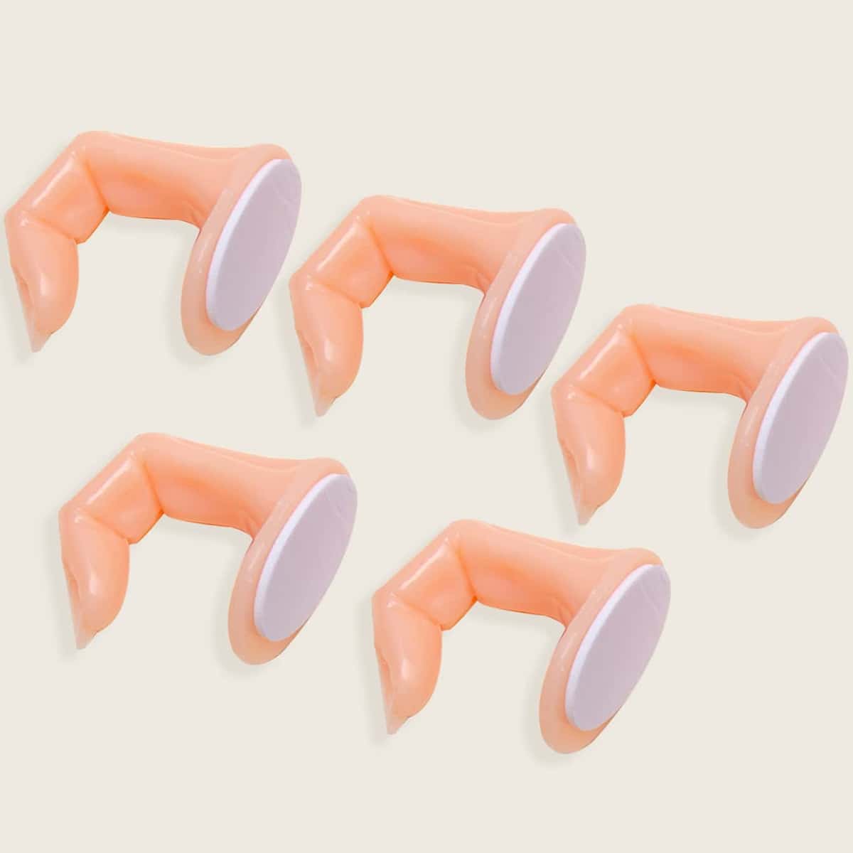 

1pc Nail Art Practice Finger, Apricot
