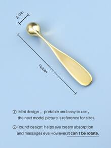 Eye Roller Massage,Beauty,Skin Care Products,Spa,Self Care,Skin Care Tools,Face Care,Esthetician Supplies,Massage,Face Massage Tool,Face Roller - Gold - View 4