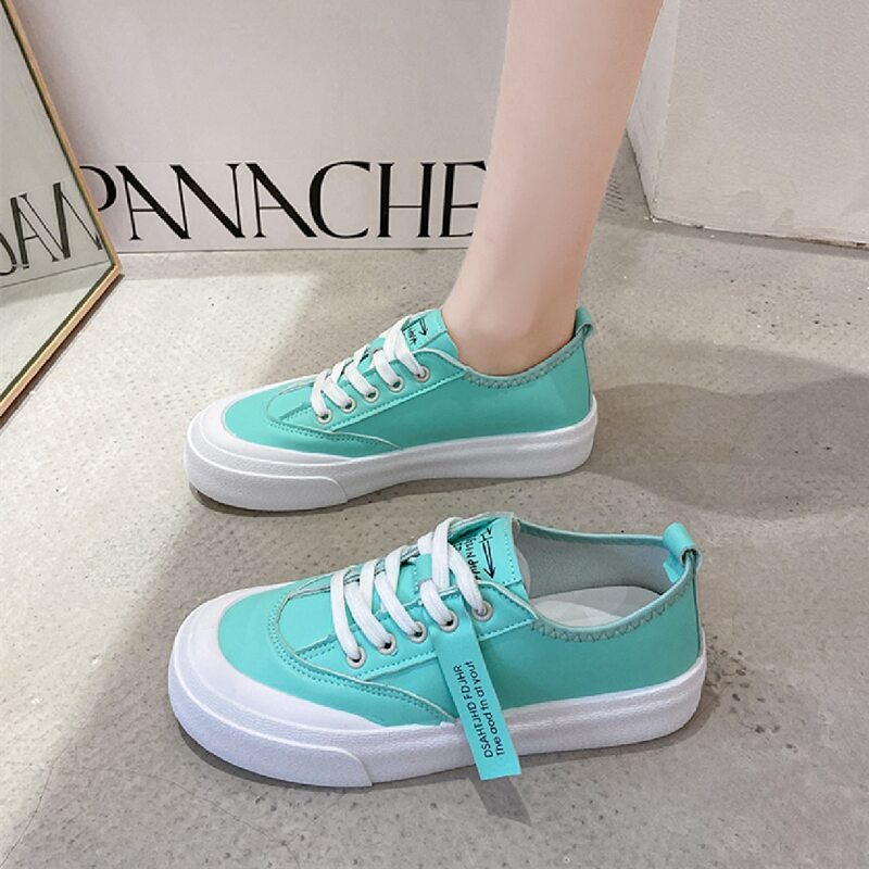 

Slip-On PU Sneakers, Green