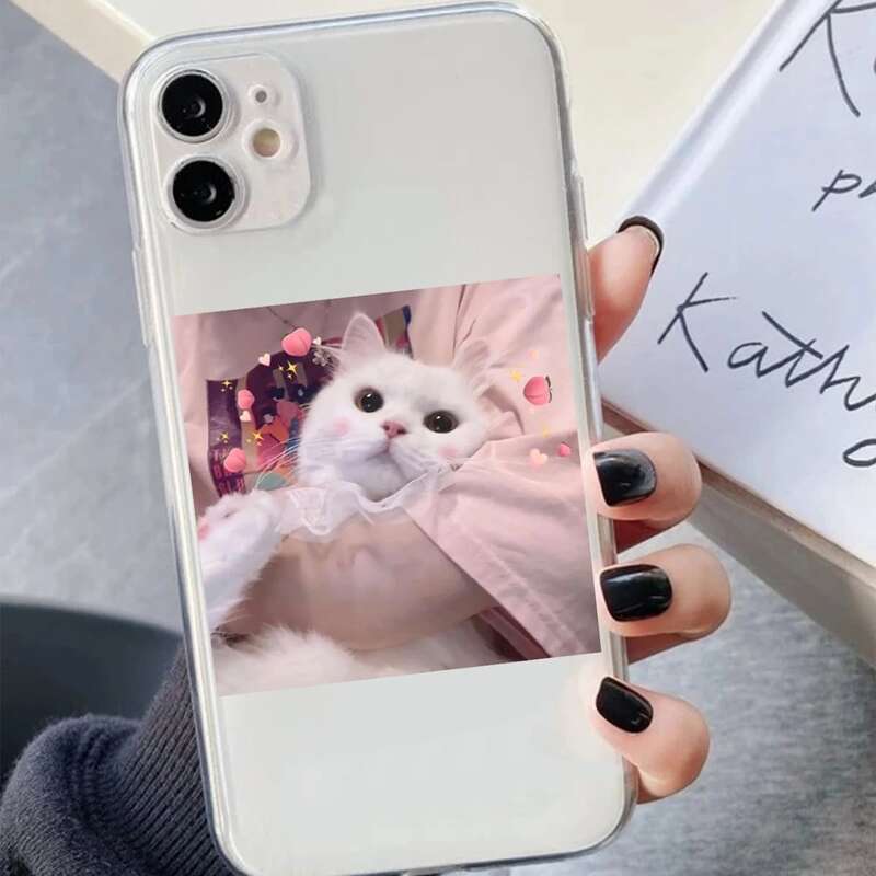 

Cat Pattern Phone Case, Multicolor