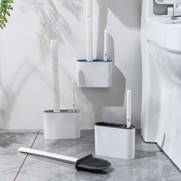 

1set Random Hanging Toilet Brush, White