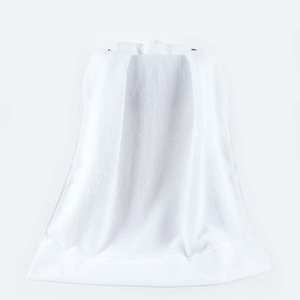 

1pc Solid Color Bath Towel, White