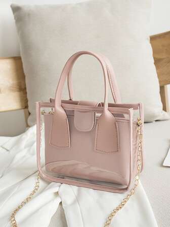 Mini Transparent Inner Bag 196 Chain Crossbody Bag For Women