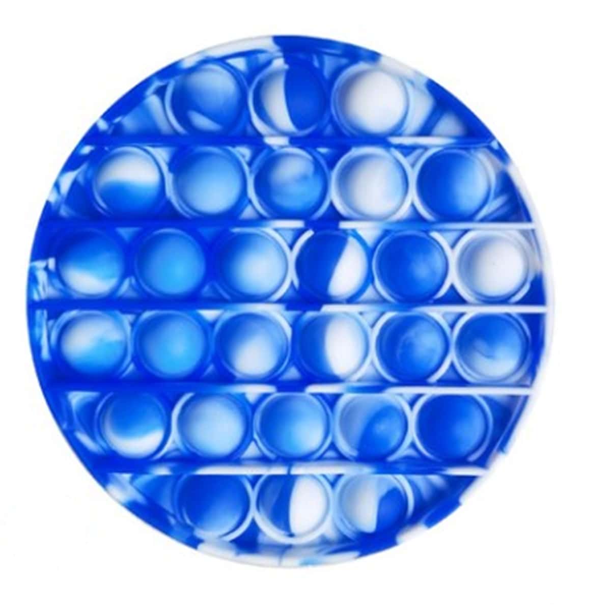 

1pc Random Color Round Push Pop Bubble, Multicolor