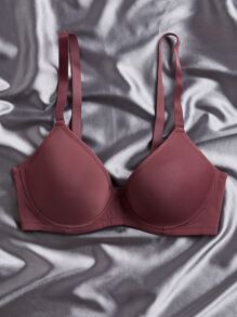 3pack Super Push Up Microfiber Soft Cup Bra Set - Multicolor - View 3