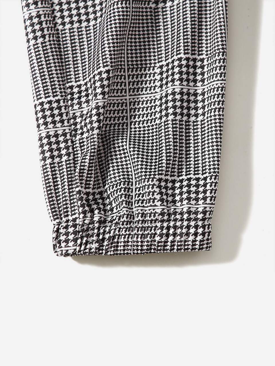 Boys Slant Pocket Houndstooth Pants