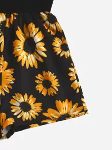 SHEIN Áo liền quần Gái Hoa Boho - Nhiều màu - Xem 4