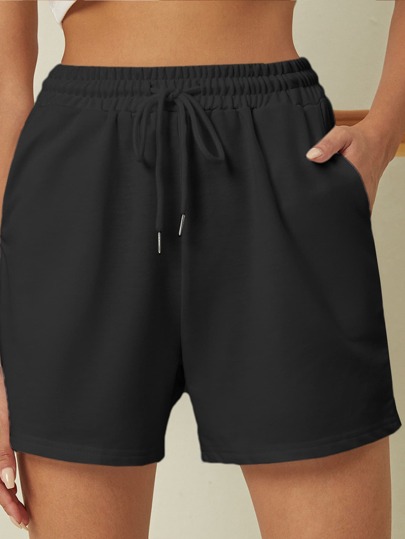 Short de sport avec cordon de serrage, short en sueur, short de gym, short de cycliste