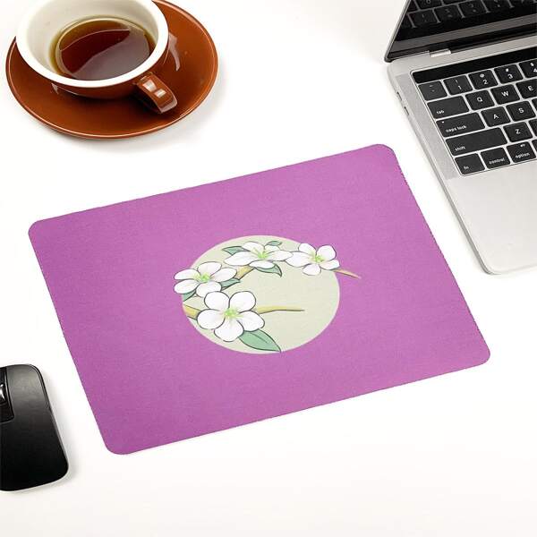 

Flower Print Mouse Pad, Multicolor