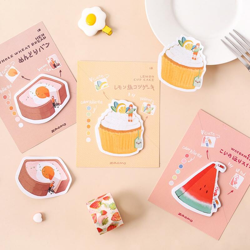 

30pcs Cartoon Graphic Random Sticky Note, Multicolor