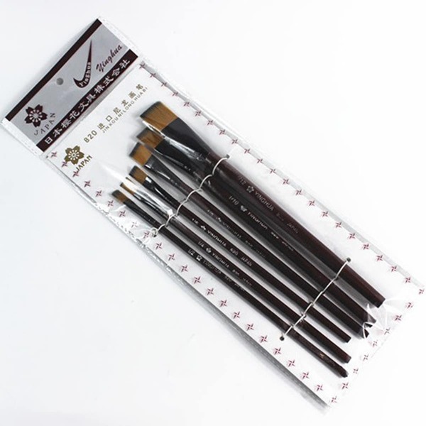 

6pcs Art Brush Set, Multicolor