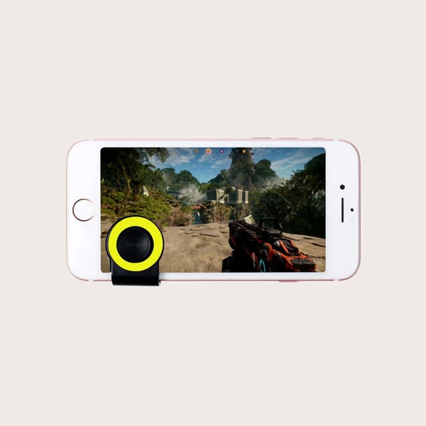 

1pc Game Fire Button Aim Key, Yellow
