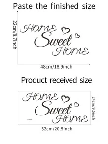 1 件标语图形墙贴，黑色自粘墙贴艺术贴花，用于家居装饰，贴纸，墙贴花，乙烯基贴花，用于家居装饰，春季装饰品，让您的家焕然一新，Rama 装饰贴纸礼物生日毕业