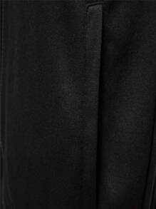 Manfinity Homme Men Letter Graphic Zip Up Hooded Sweatshirt, Zipper Long Sleeve Hoodie, For Friends, Husband, Boyfriend Gifts - Black - View 5