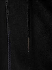 Manfinity Homme Men Letter Graphic Zip Up Hooded Sweatshirt, Zipper Long Sleeve Hoodie, For Friends, Husband, Boyfriend Gifts - Black - View 4