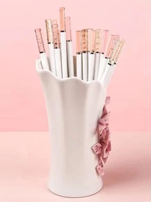 5 pares Palillos de aleación - Multicolor - Ver 3