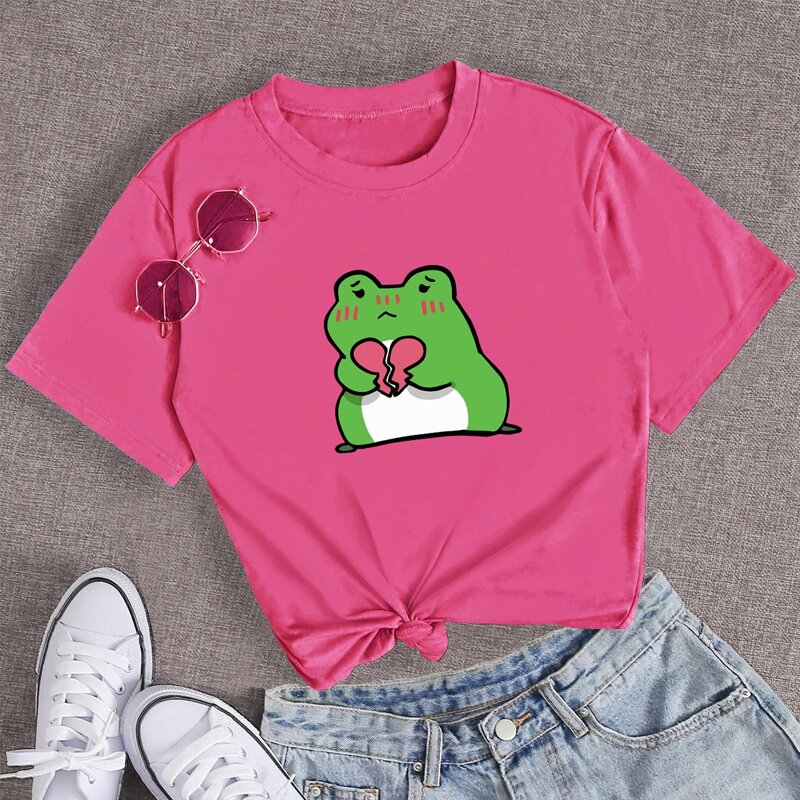 

Cartoon Graphic Tee, Hot pink