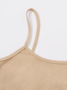 SHEIN Unity Bộ thời trang Khối Màu Gợi cảm - Màu Khaki - Xem 6