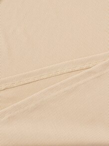 SHEIN Unity Bộ thời trang Khối Màu Gợi cảm - Màu Khaki - Xem 8