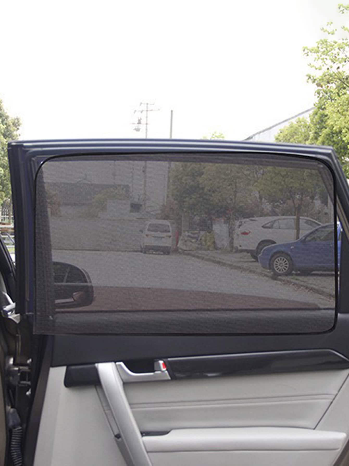 Car Window Shade - Black - View 1