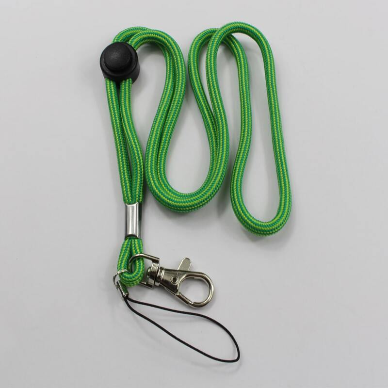 

1pc Braided Rope Lanyard, Green