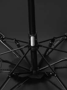 1pc Solid Color Umbrella - Black - View 4