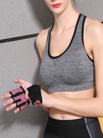 SKDK Nuevos guantes de entrenamiento de gimnasia para levantamiento de pesas para hombres y mujeres, guante parcial solo para los puntos de callos, ideal para levantamiento de pesas, ejercicio, entrenamiento, fitness