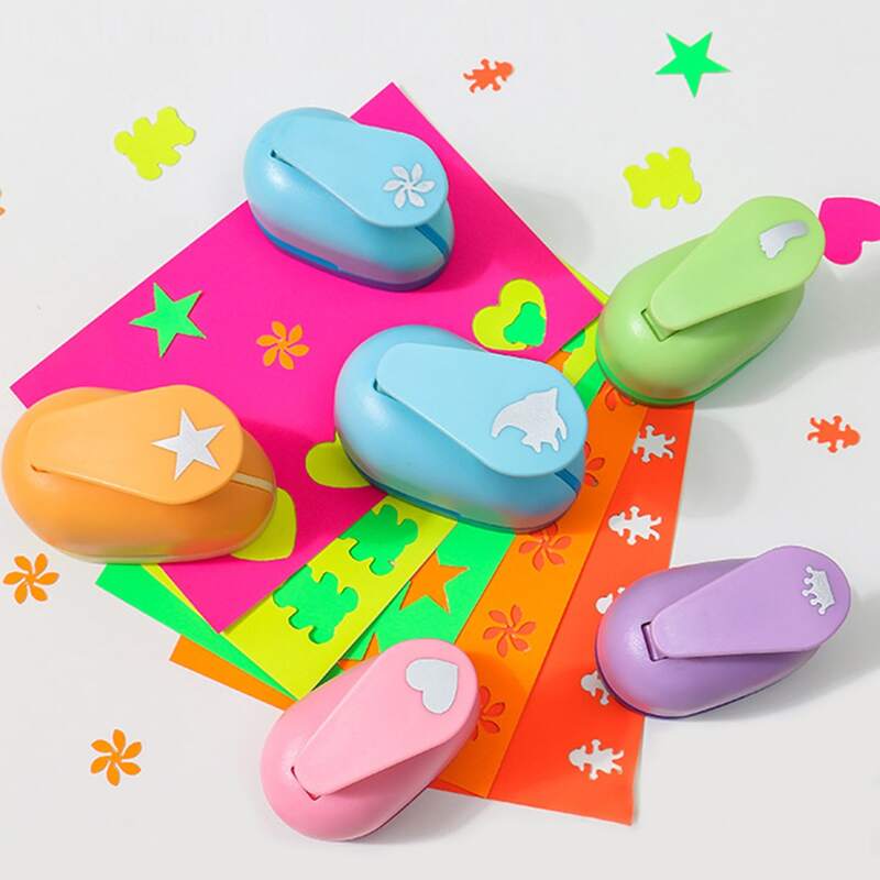 

1pc Random Embossing Hole Puncher, Multicolor