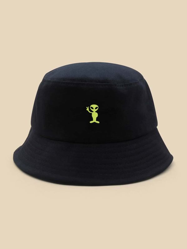 Gorro De Cubo Alien Impreso Sombrero Deportivo Para Cubo Para Hombres Casual