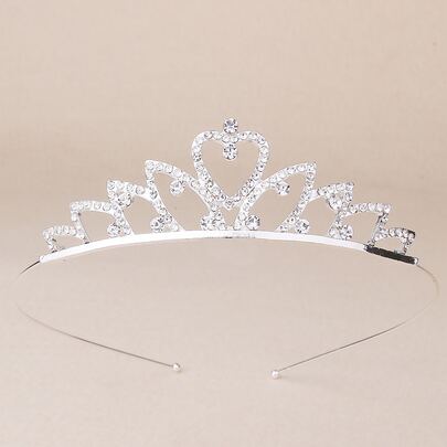 Rhinestone Crown Hair Accessory