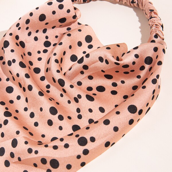

3шт Повязка на голову в горошек, Многоцветный