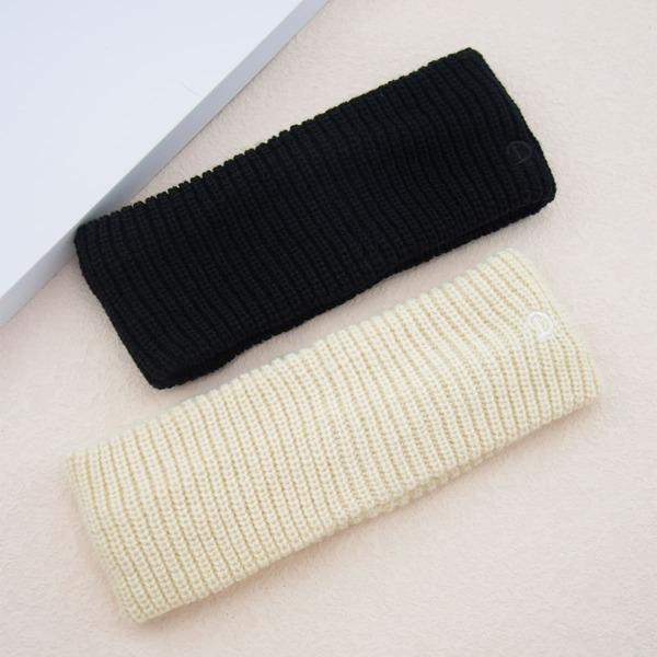 

2pcs Knit Hair Band, Multicolor