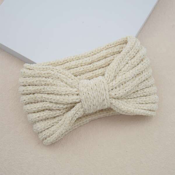 

Solid Hair Band, Beige