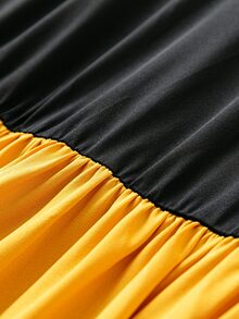 Đầm Plus Size Xù Khối Màu Báo Giải trí - Nhiều màu - Xem 4