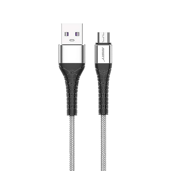 

1M Braided Android Data Cable, Silver