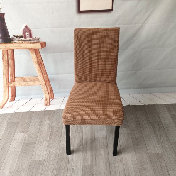 

Plain Stretchy Chair Cover, Camel