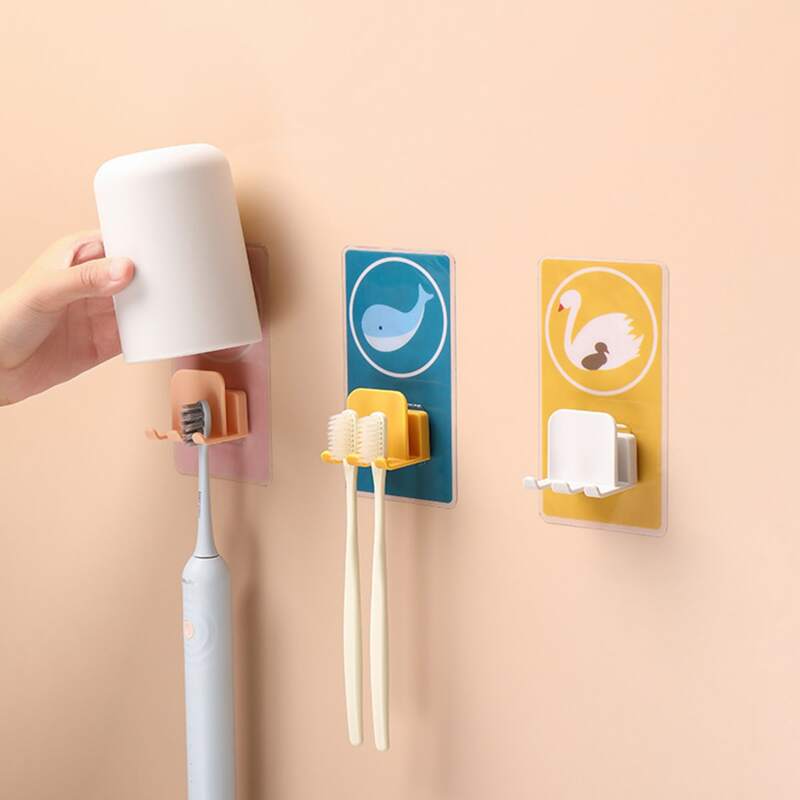 

1pc Cartoon Graphic Toothbrush Holder, Multicolor