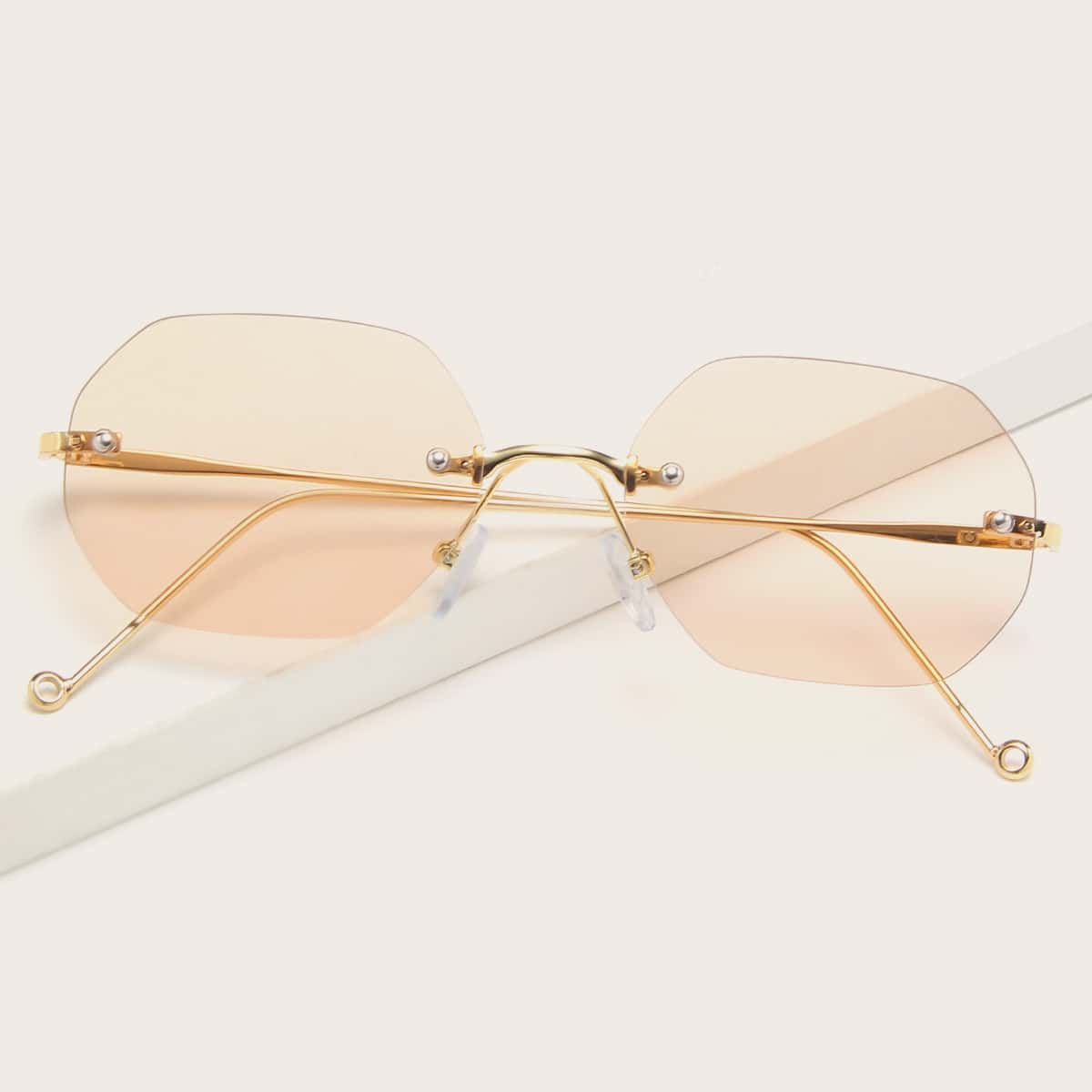

Rimless Tinted Lens Sunglasses
