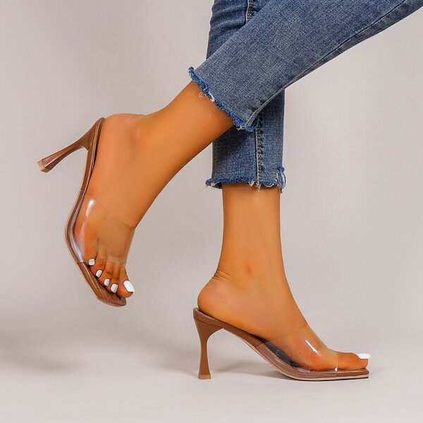 

Clear Sandal Mules