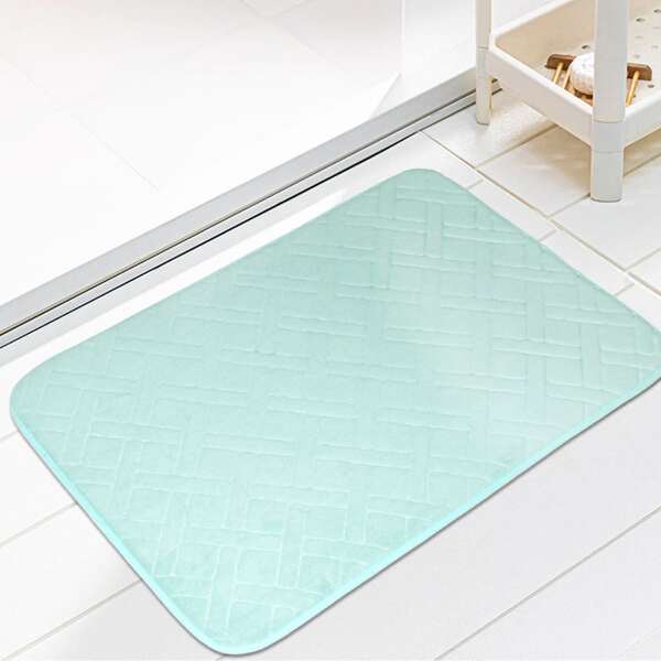 

Solid Color Floor Mat, Mint green