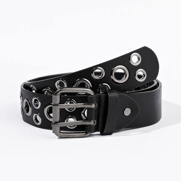 

Square Buckle Belt, Black